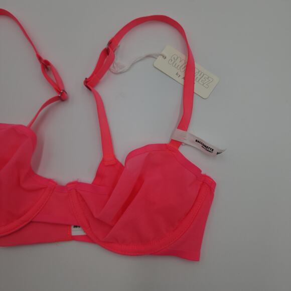 Aerie SMOOTHEZ Unlined Balconette Bra in Luminous Rose Size 32B - Picture 4 of 8